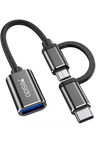 Yesido 2in1 OTG usb3.0 Super Fast Data Transmission(GS02)-Black