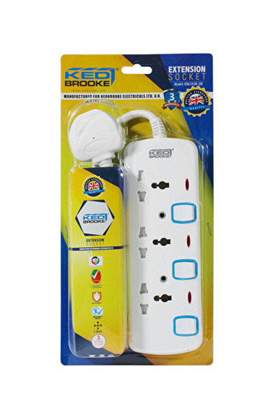 Kedbrooke By Styli Extension Socket - 3way 3M
