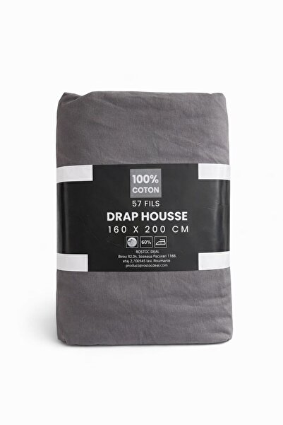 BED Stretchy Sheet 100% Cotton, 160x200 cm