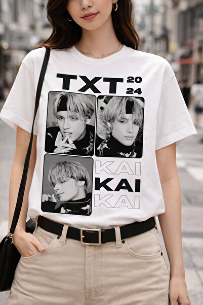 barsdepo Μπλουζάκι με στάμπα TXT, Ποιότητα PREMIUM, Unisex για Παιδιά/Ενήλικε...