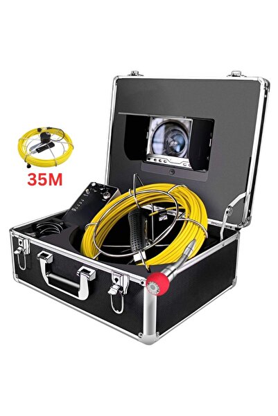 iUni Камера за инспекция на канализационни тръби, 35 м, ICT8, 7-инчов монитор