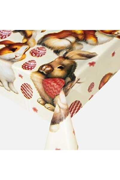 OEM Tablecloth PL 120 X 180 Rabbits-Eggs