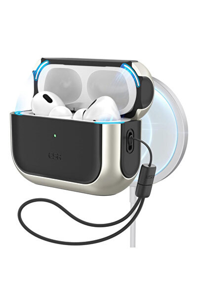 ESR Husă Apple AirPods Pro Orbit Hybrid HaloLock, gri