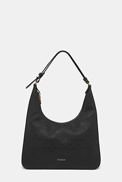 Vakko SİYAH MONOGRAM ÇANTA