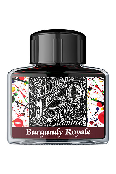 Diamine Sticlă de cerneală 40 ml - Burgundy Royale