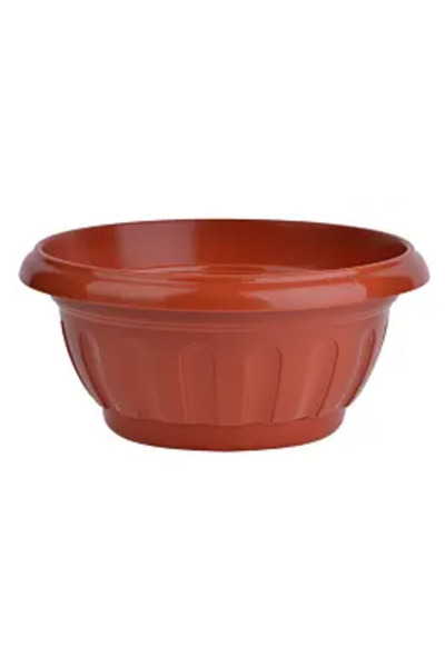 Carrefour Oală mică cu farfurie, 30 cm, maro