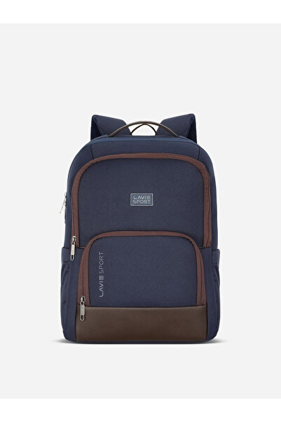Lavie By Styli Baron Navy Choco Laptop Backpack 21L