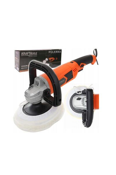 Kraft Polishing machine, electric angle grinder, 2500 W, 180 mm, 500-3300 rpm,