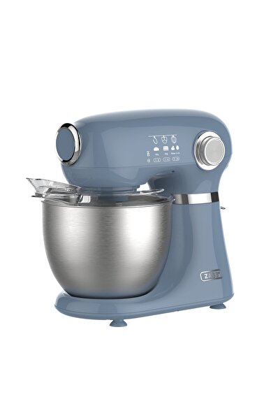 Zass Mixer planetar ZPSM 15 Faded Denim putere 1000 W, bol inox 5 L, 12 trept...