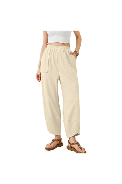 Other Reonia Palazzo Pants Sweatpants - High Waist, Soft Material, Pockets - ...
