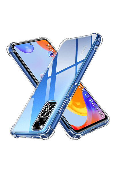 Techsuit Carcasă din silicon transparentă rezistentă la șocuri pentru Xiaomi ...