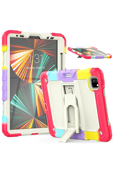 Other Husă iPad Pro 11/Air 5/4 - Suport, Curea umăr, Silicon PC, Mâner, Rezis...