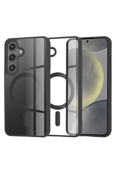 Techsuit Carcasă MagSafe Pro pentru Samsung Galaxy S24, Neagră