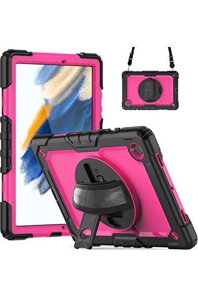 Other Husa Samsung Galaxy Tab A8 10.5 - 3 Straturi, Suport Rotativ 360, Curea...