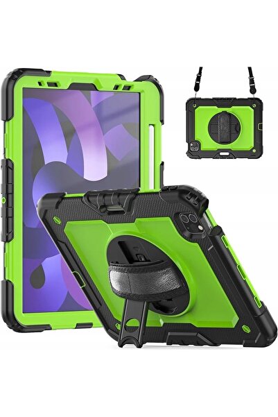 Other Husă iPad Air 5/Air 4/Pro 11 - Blindată, Suport Rotativ, Curea Umăr - V...