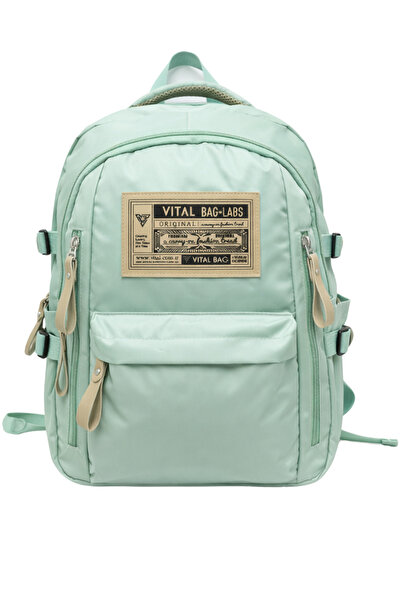 Çantaland Satin Fabric School Bag – Backpack for High School and Middle School