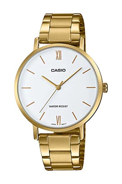 Casio Women's Wristwatch with Stainless Steel Band Model LT-01G-7BUDF - 40 mm...