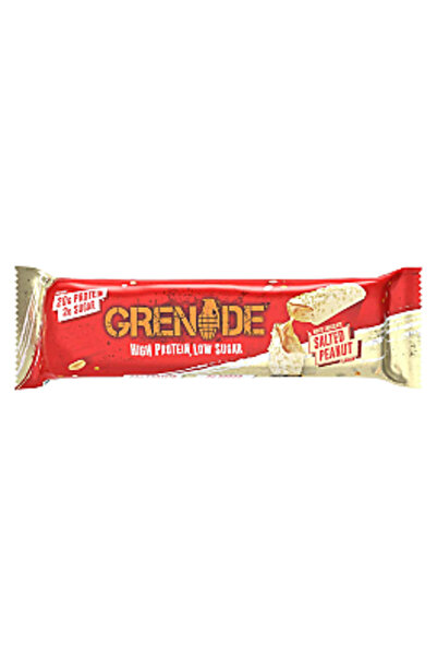 Grenade Baton proteic Carb Killa cu ciocolată albă și arahide sărate
