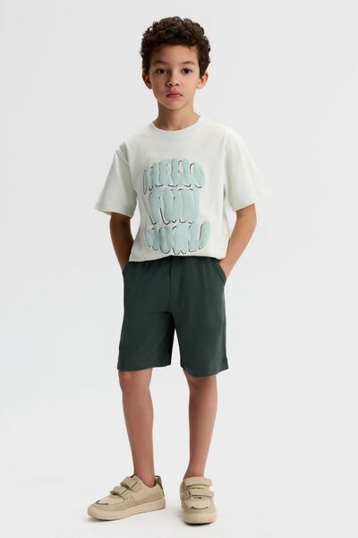 HAUSEkids 4-8 Years Old Hello Fun Boys' Suit-Ecru