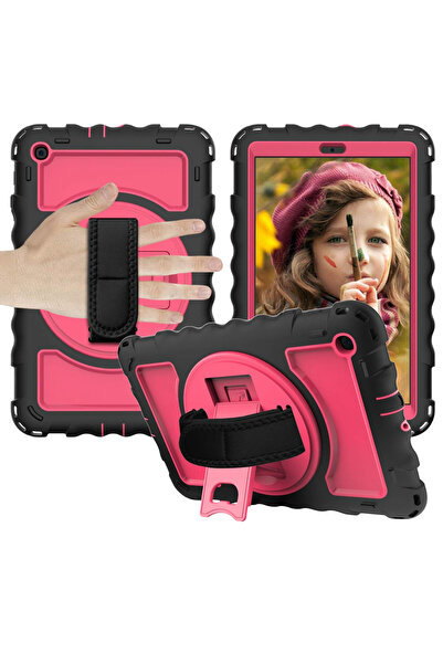 Other Husă iPad 10.2 2019/20/21 - Protecție TPU cu Suport și Curea Umăr - Rez...