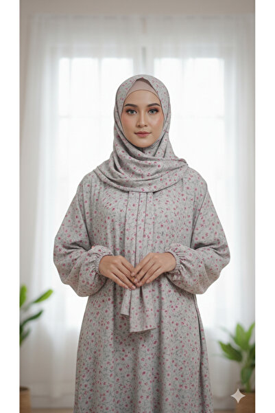 Maison Emarat Prayer Dress / Namazi / libs salah with attached matching Sheila