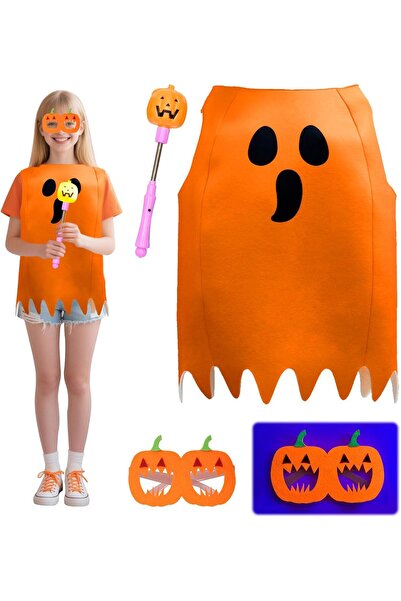 Garomia Costum de Halloween amuzant fantomă pelerină fantomă pentru copii fet...