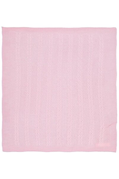 Civil Baby Hair Braided Plain Blanket - Pink Standard