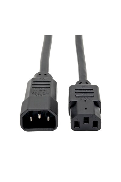 diğer 111 1 Metre 3x1 mm² C13 To C14 Güç Kablosu | IEC Uzatma Power Kablosu