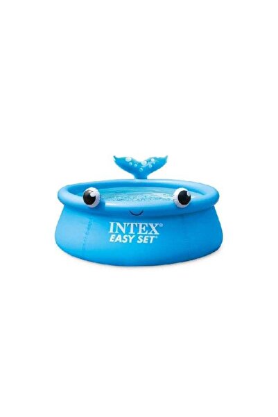 Generic INTEX Whale Design Freestanding Inflatable Kiddie Swimming Pool Blue ...