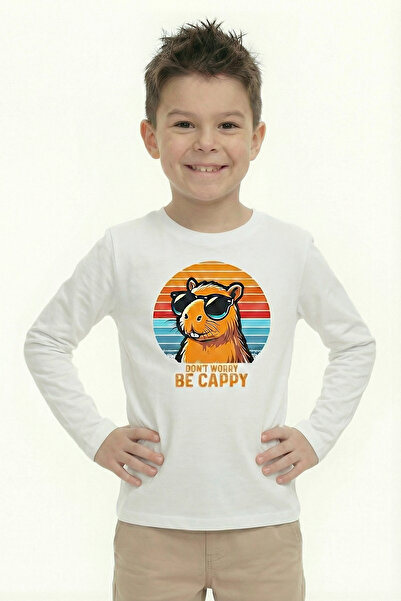 Modmey Printed Boy's Long Sleeve T-Shirt B19