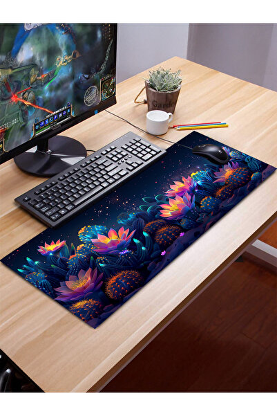 PATRON Halı MU_244 Bilgisayar Mause Pad Kaymaz Pvc Deri Taban , A Kalite Ürün