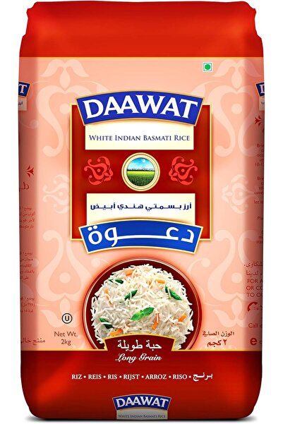 Daawat White Indian Basmatii Rice, 2 Kg