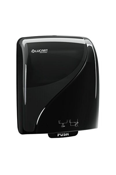 Lucart Professional Dispenser senzor prosoape hartie rola, negru, Lucart Iden...