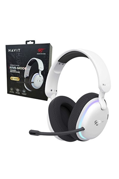 Havit Fuxi-H7 Gaming Headphones (White and Black)