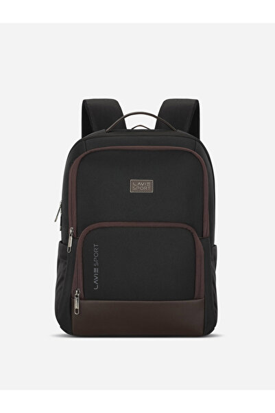 Lavie By Styli Baron Black Laptop Backpack 21L