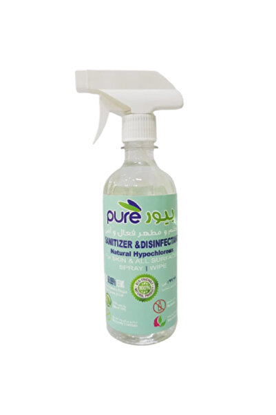 Pure سائل معقم طبيعي بحمض الهيبوكلوروس، 500 مل