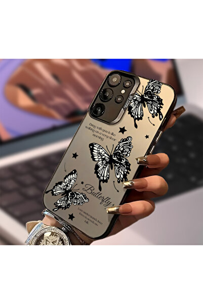 Caseji Samsung Galaxy S25 Fe Compatible Dirt-Resistant Butterfly Pattern Luxu...