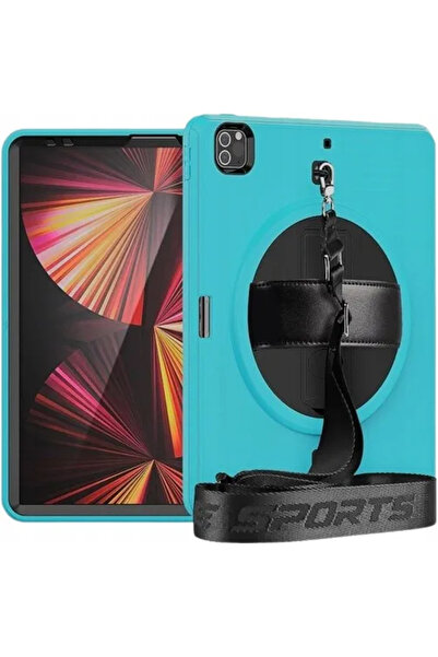 Other Husă iPad Pro 12.9 Gen 3/4/5 - Tip Armură, Suport Rotativ 360, Curea Um...