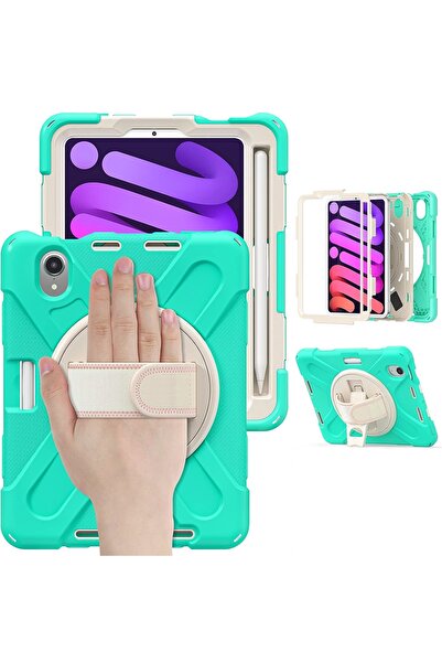 Other Husă iPad Mini 6 8.3 inch - Protecție 3 Straturi, Suport Rotativ 360, S...