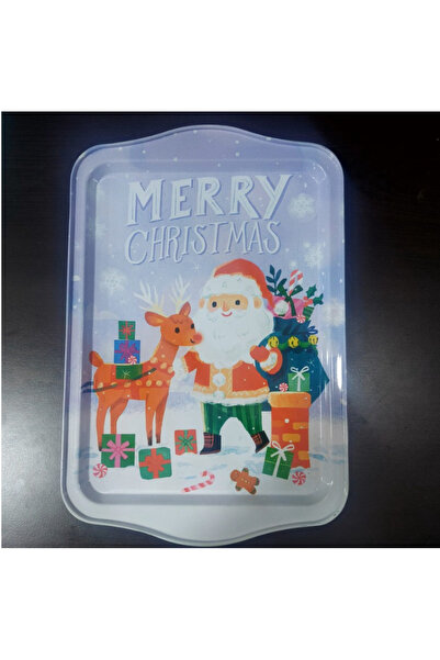 esdekor Large Metal Tray 33X22Cm 1 Piece