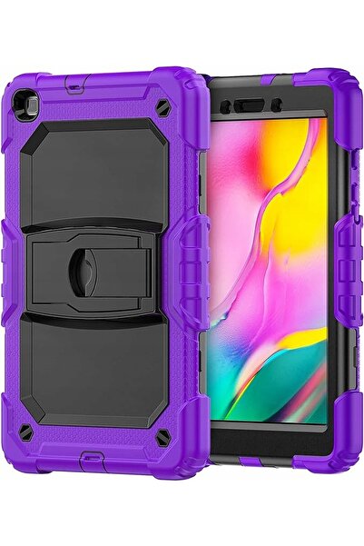 Other Husă Samsung Galaxy Tab A 8.0 - Blindată, Rezistentă, cu Suport, Silico...