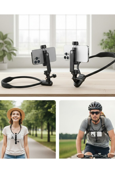 Lisinya Stabilizator de telefon cu prindere rapidă și curea pentru gât - TYGOO