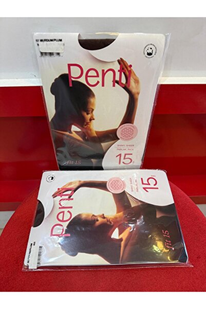 Penti 2 Pack 67 Mulberry Fit 15 Shiny Thin Women's Tights