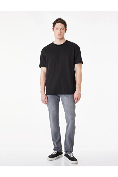 Koton Brad Gray Men's Jean Trousers 6Sam40216Nd
