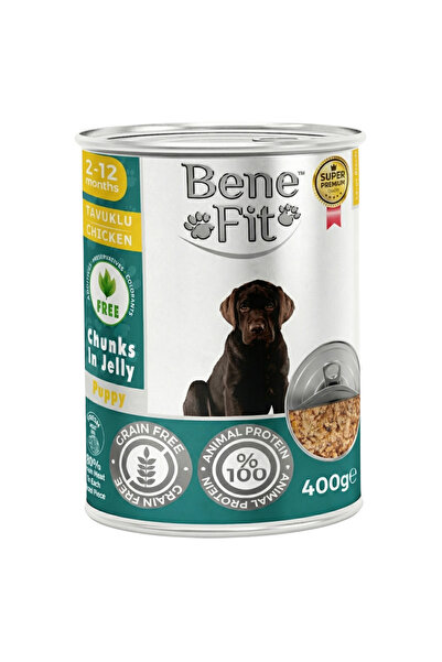 BENEFIT Hrana umeda caine junior, bucati pui in sos 400 g, super premium, cre...