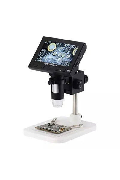 Generic Brand 1000x 2.0mp usb digital electronic microscope 8 lcd screen vga ...
