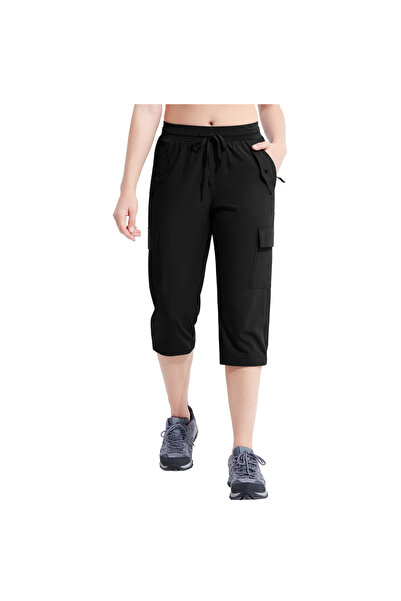 Other Pantaloni Trekking Femei 3/4 - Cargo, Impermeabili, Uscare Rapida - Neg...