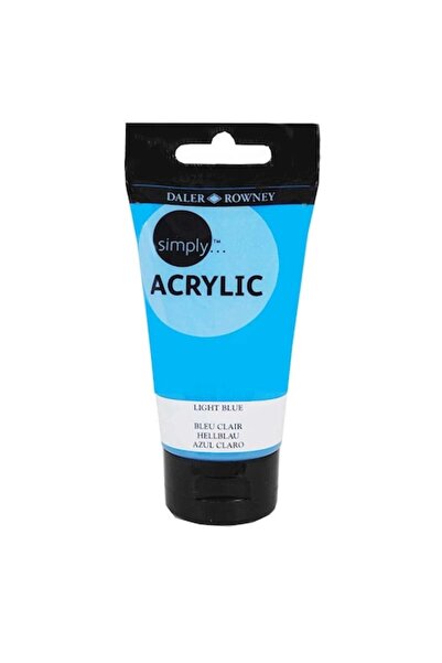 Daler Rowney Simply Acrylic Color, 128 - Light Blue, 75 ml
