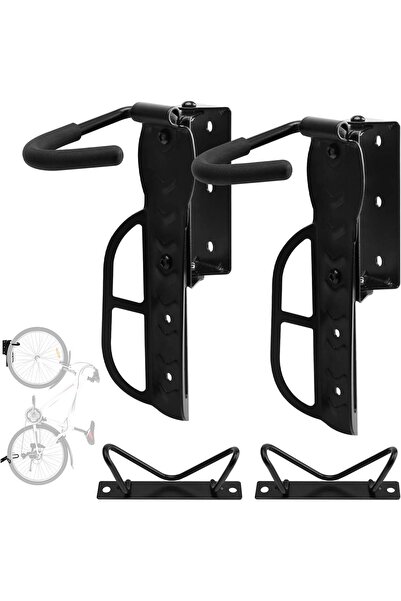 Other Suport Bicicletă Perete Pivotant - Oțel Rezistent, Cârlig Cauciucat - M...