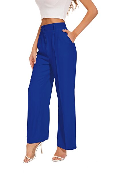 Other Pantaloni Dama Talie Inalta - Croi Larg, Eleganti, Material Elastic - A...